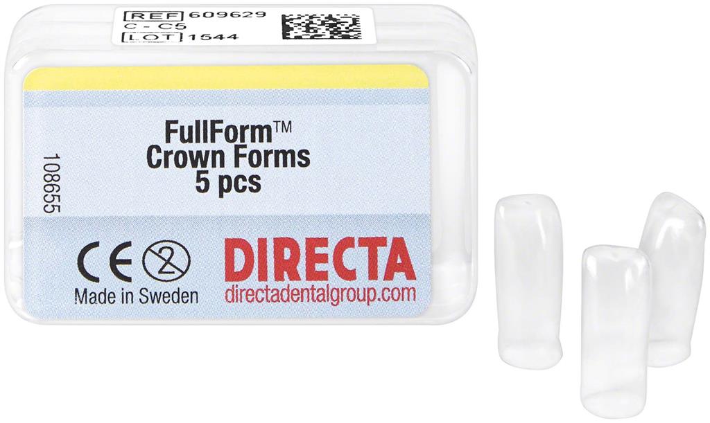 Directa 609629 FullForm Dental Crown Forms C-5 C System Right Lateral M 5/Pk Directa 609629 FullForm Dental Crown Forms C-5 C System Right Lateral M 5/Pk